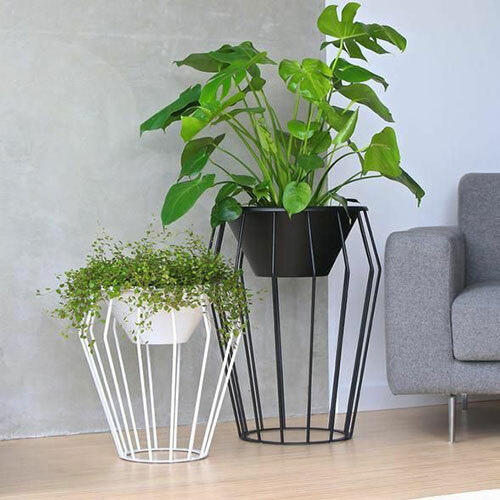 Planter Set Of 2 In Iron