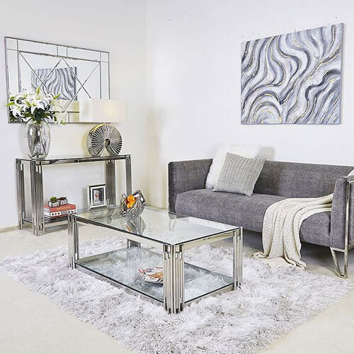Glass Top Center Table