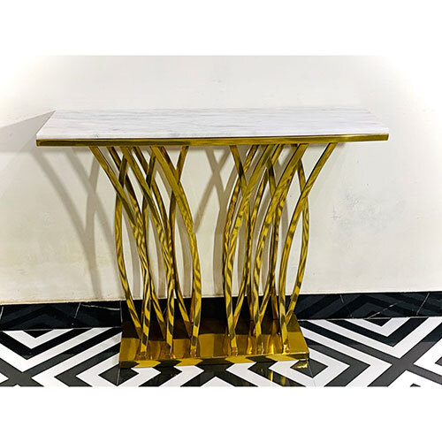 Stainless Steel Console Table - Application: Office