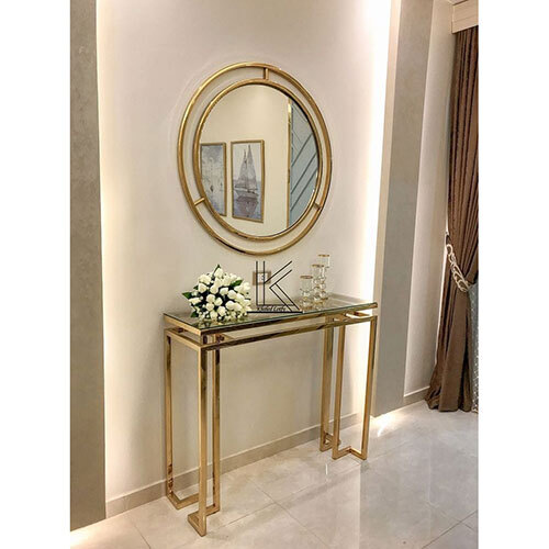 Stainless Steel Console Table - Application: Office
