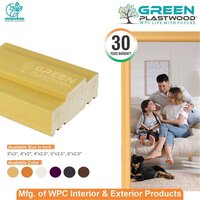 Green Plastwood Teakwood WPC Chaukhat