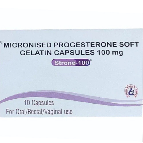 100mg Micronised Progesterone Soft Gelatin Capsules