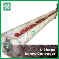 U Shape Screw Conveyor - Capacity: 1 To 10 T/hr