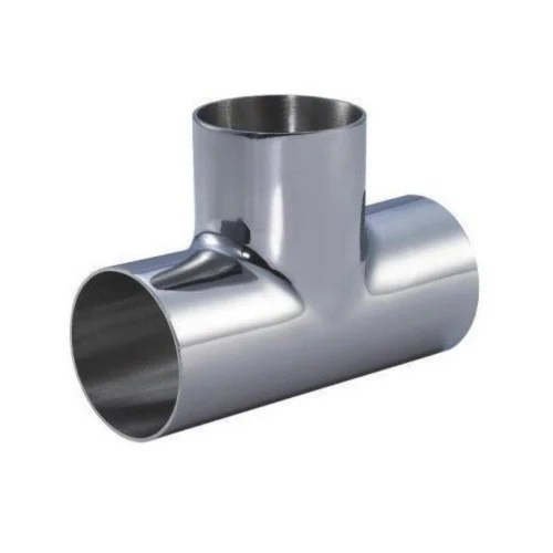 2 Inch Stainless Steel Unequal Buttweld Tee - Color: Silver