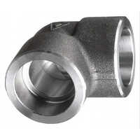 90 Degree Stainless Steel Forged Elbow - Color: Silver