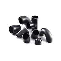 Carbon Pipe Fittings - Color: Black