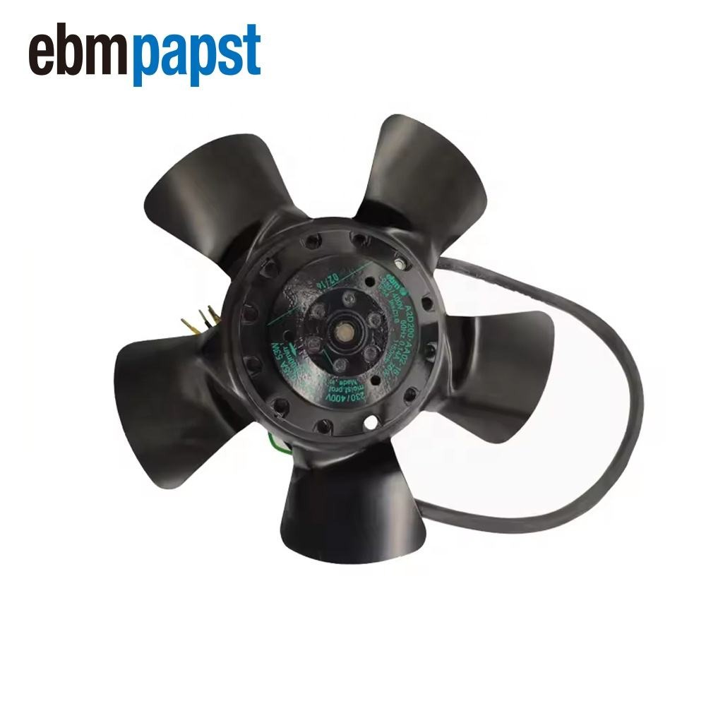ebmpapst A2D200-AA02-16 3-phase 230V AC 53W 0.26A 200mm Ball Bearing 2800RPM Siemens Servo Motor Axial Cooling Fan