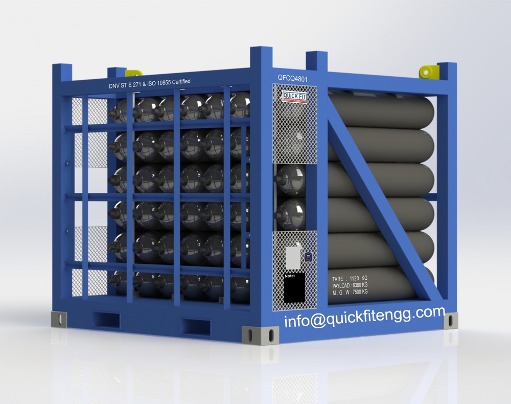 48 Capacity Gas Cylinder Quads