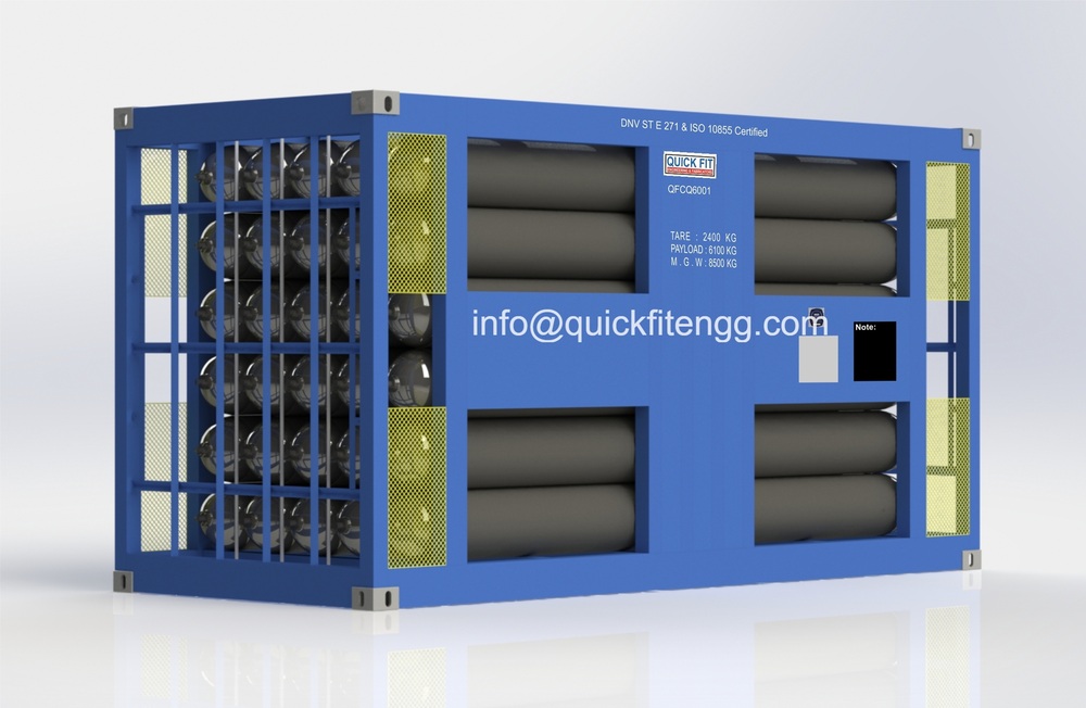 60 Capacity Gas Cylinder Quads