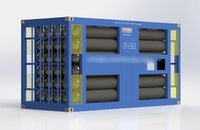 60 Capacity Gas Cylinder Quads