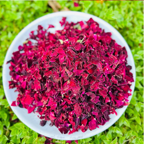 Dry Red Rose Petals