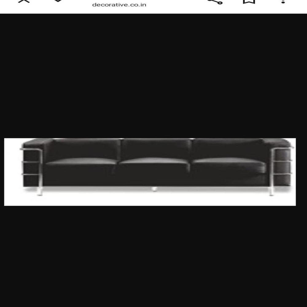 Om Woods Dls 305 Sofa Steel Frame - Molded Plywood, Standard Size, Matte Black | Modern Design, Eco-friendly, Polished Finish, Indoor Use