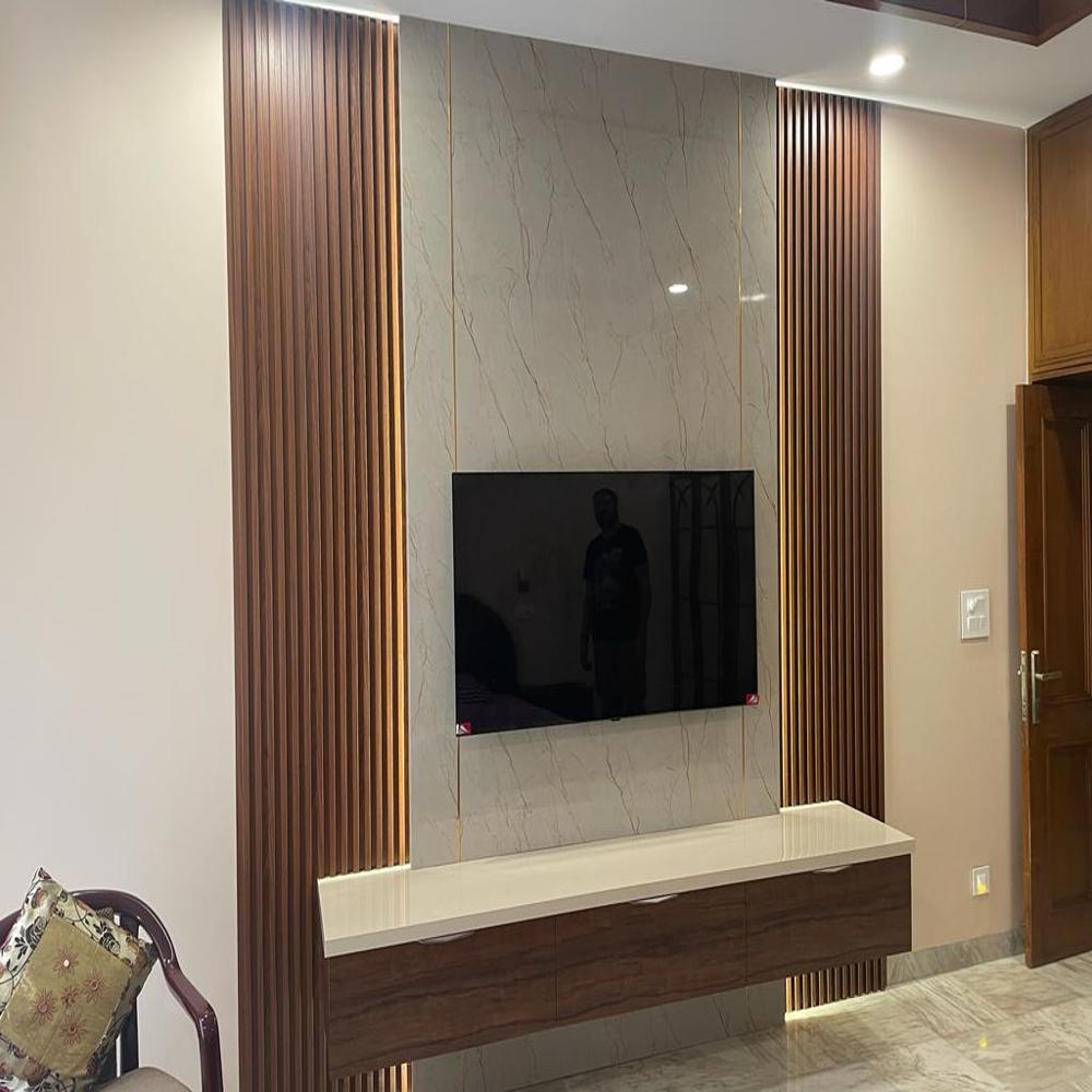 Wpc Fluted Wall Panels - Surface Finish: Finished