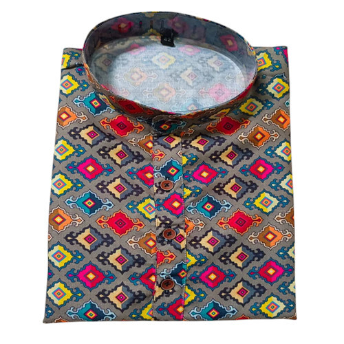 Digital Multicolor Print Kurta - Design: Modern