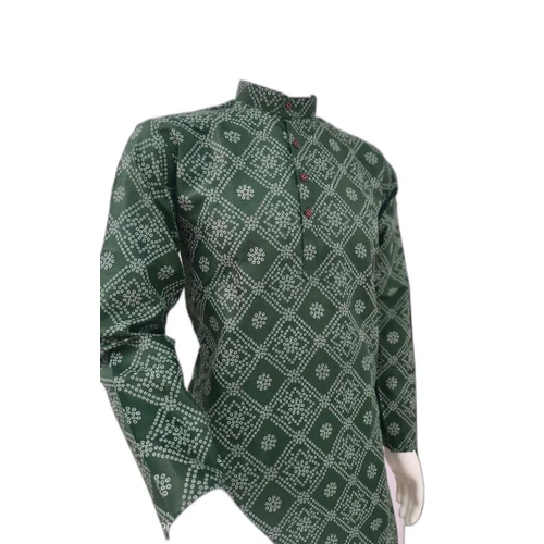 Digital Print Bandhani Kurta - Color: Multicolor