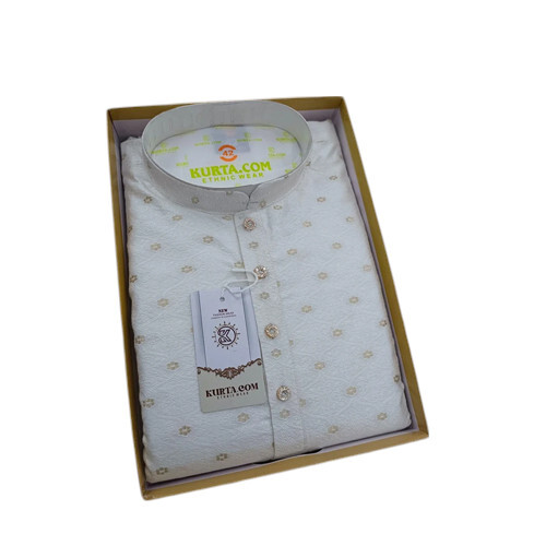 Men'S Banarasi Kurta - Color: Multicolor