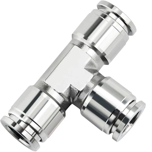 Ss304 Stainless Steel Tee - Color: Silver