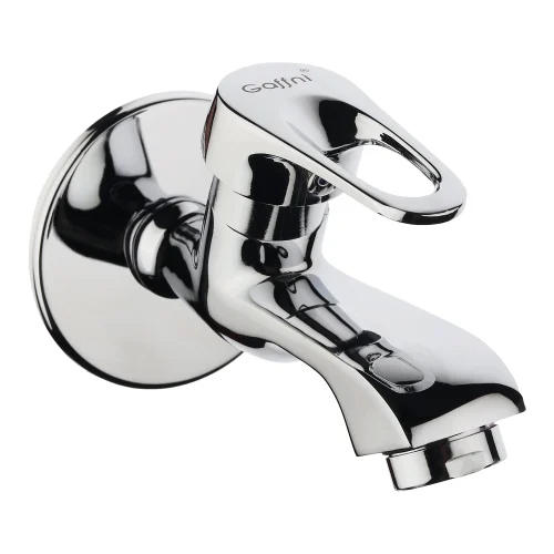 Brass Bib Cock Tap - Color: Silver Chrome Finish