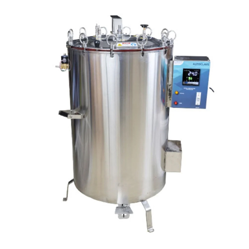 Laboratory Autoclave Machine - Color: Silver