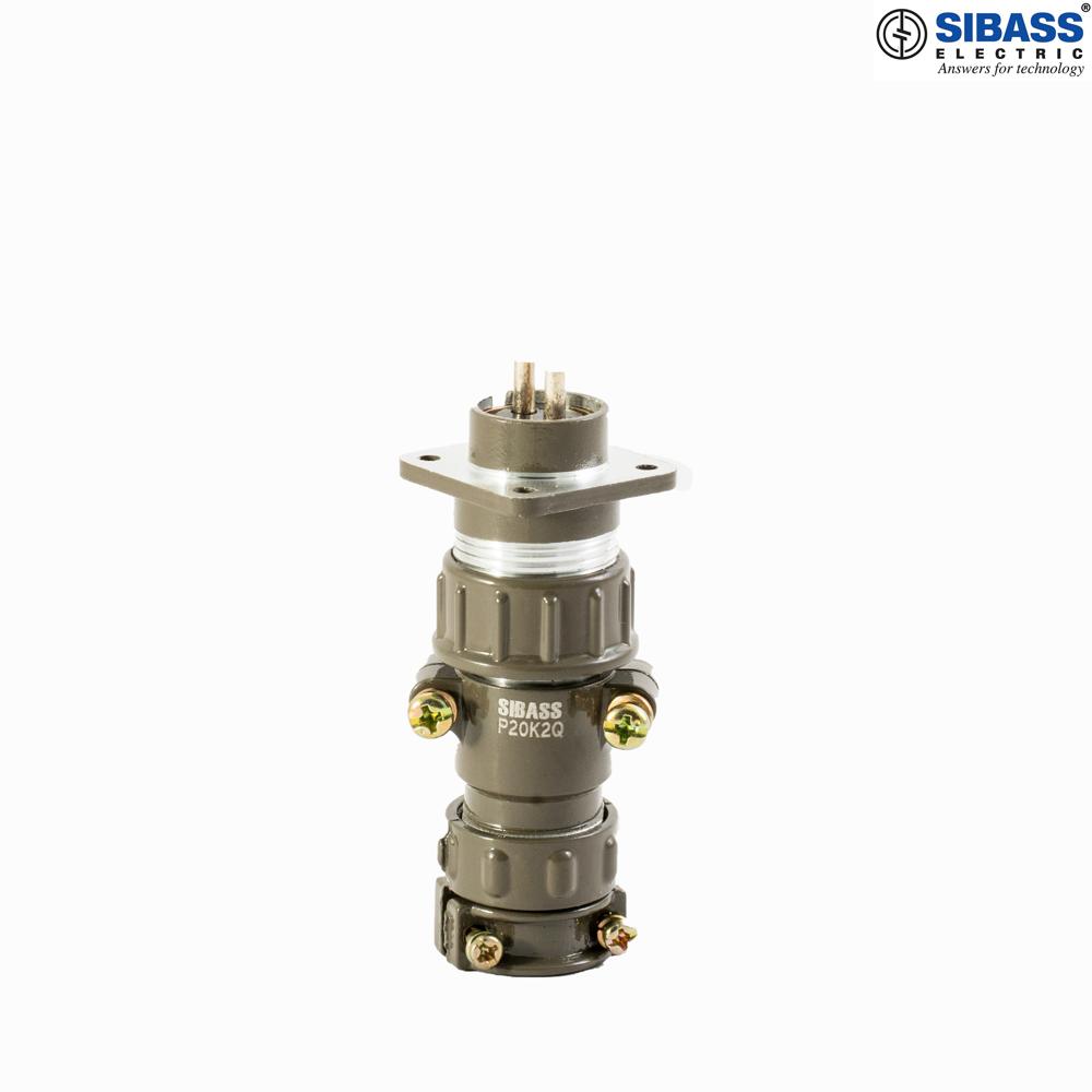 METAL ROUND CONNECTOR 20MM 2PIN SE- P 20MM