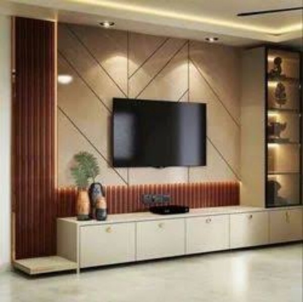 Wpc Designer Tv Unit - Color: As Per Cust. Choice