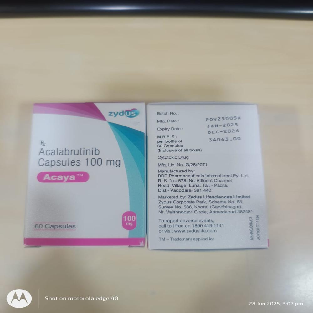 Acaya 100 Mg - Dosage Form: Singal Dose