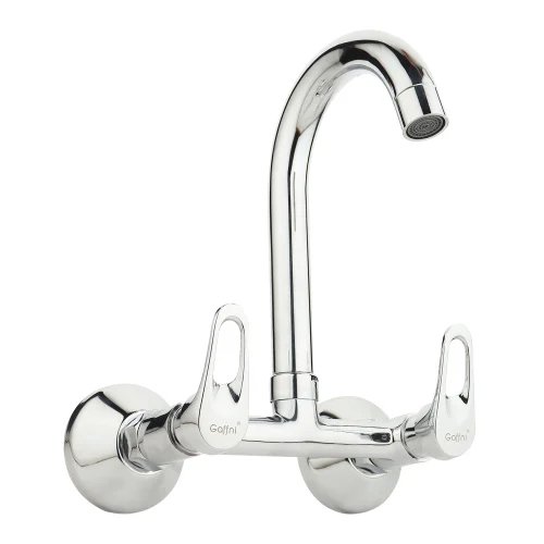 C P Brass Sink Mixer - Color: Silver Chrome