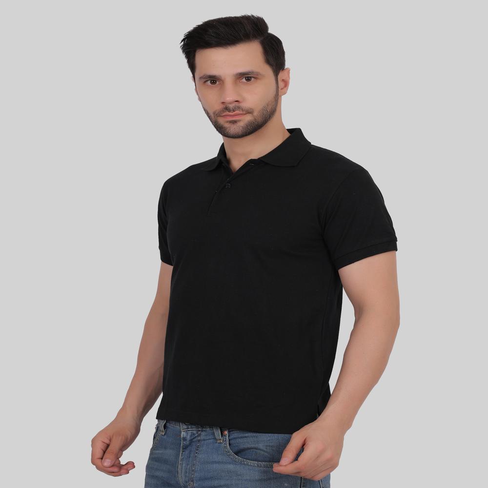 Club Green White Lable Collar Neck T-Shirts