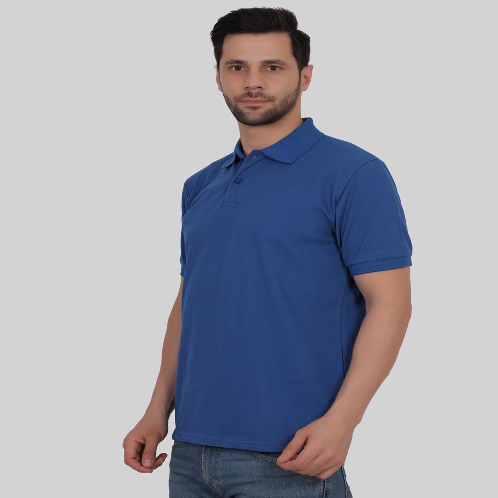 Club Green White Lable Collar Neck T-Shirts