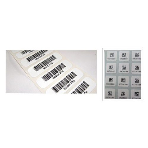 Printed Barcode Labels - Color: Multicolor