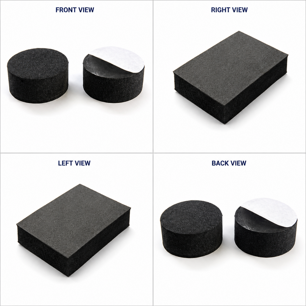 Foam Die Cuts Labels - Color: Multicolor