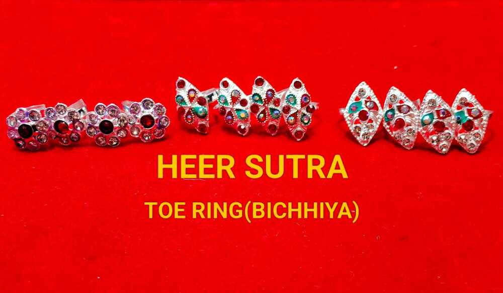 Silver Plated Toe Rings ( Bichhiya) - Gender: Women