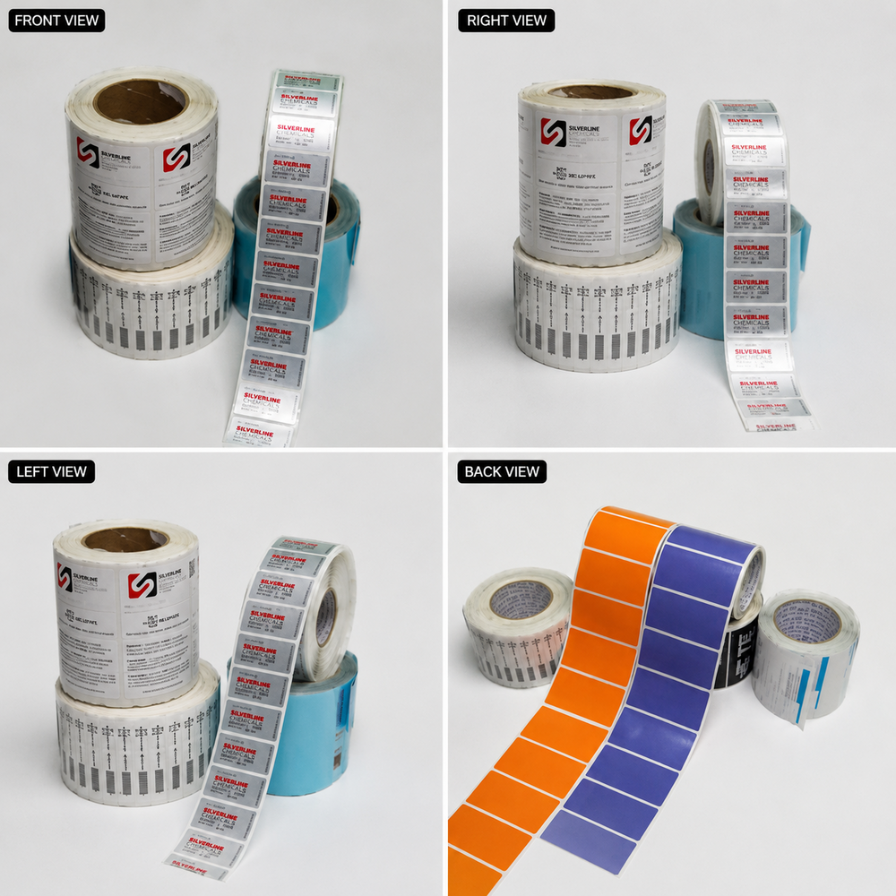 Roll Form Labels - Color: Multicolor