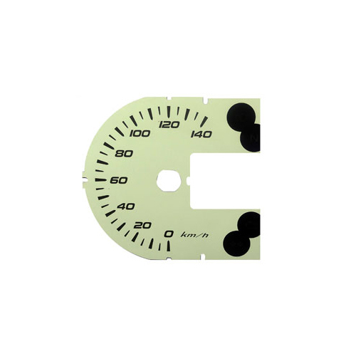 Automotive Speedometer Dials Labels