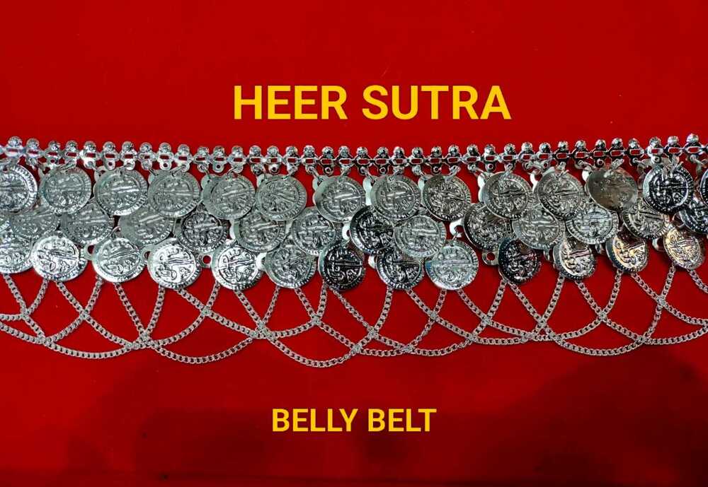 Silver Plated Belly Belt ( Kamarbandh ) - Gender: Women