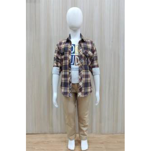 Boys Full Suit - Color: Brown
