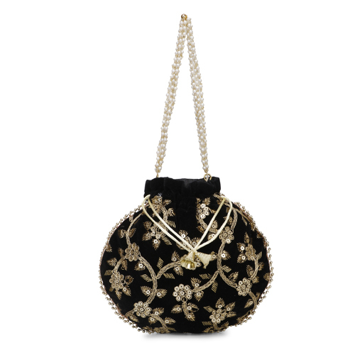 Silk Ethnic Rajasthani Potli Bag