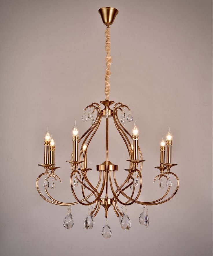 Imperial Iron Crystal Chandelier