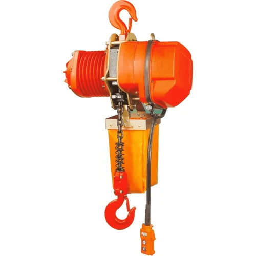 2 Ton Electric Chain Hoist - Color: Orange