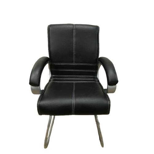 Leather Medium Back S Type Office Chair