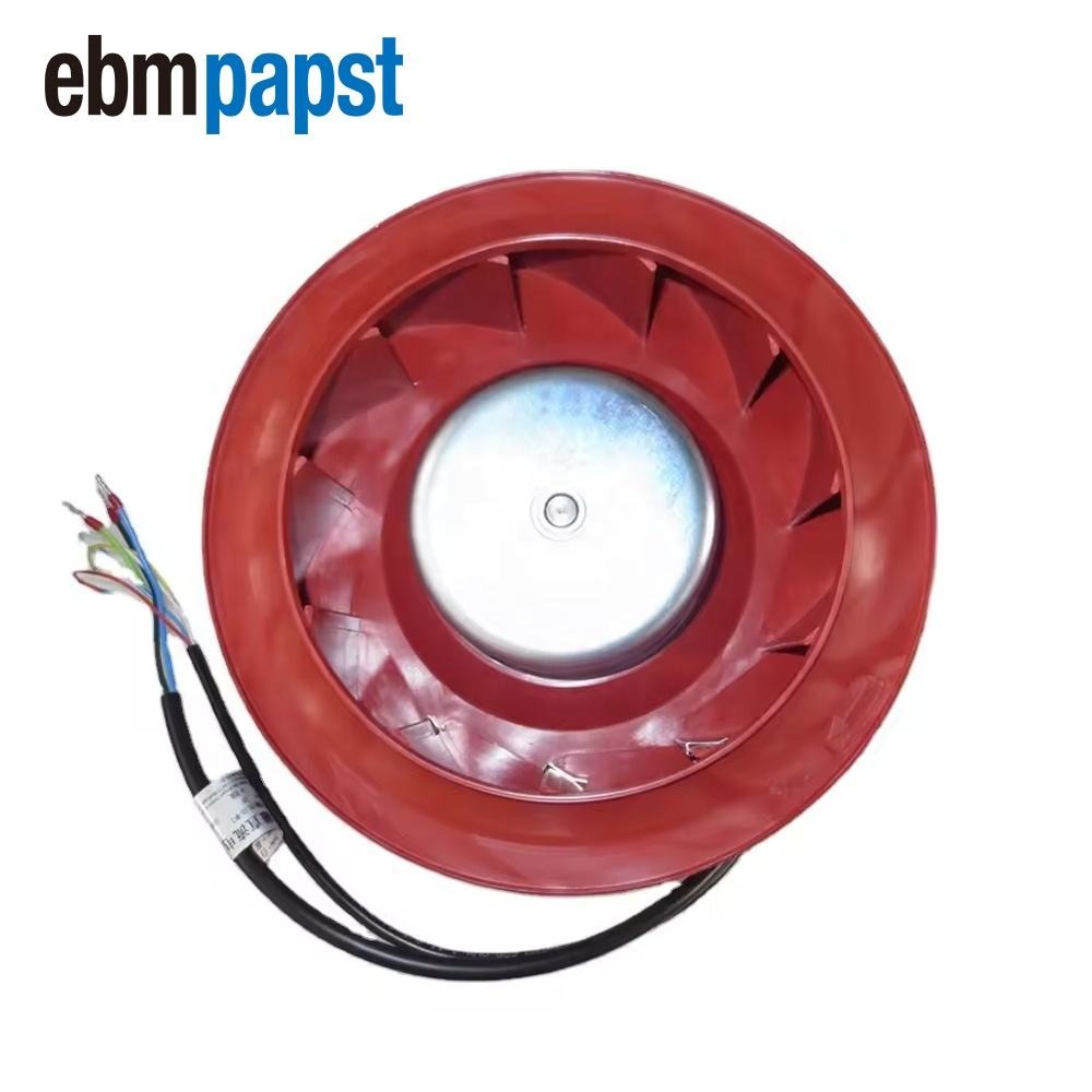 ebmpapst R3G220-AE50-01 EC200-277V AC 150W 1.1A 220mm IP44 Communication Device EC Speed Regulating Centrifugal Cooling Fan