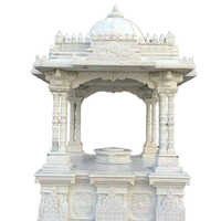 White Carved Marble Temple