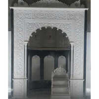 White Marble Masjid Qibla