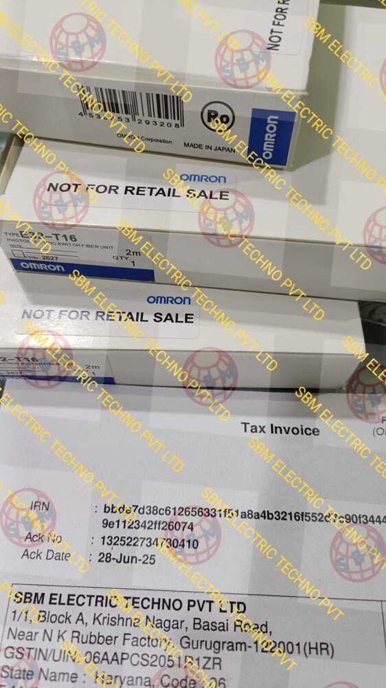 OMRON FIBER OPTIC SENSOR,  E32-T16