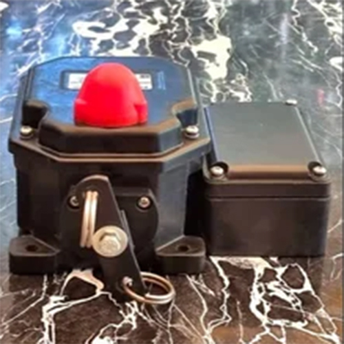 02 No + 02nc With Indicating Lamp Pull Cord Switch - Color: Black