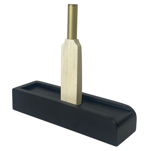Cricket Bat Pen Stand - Color: Various