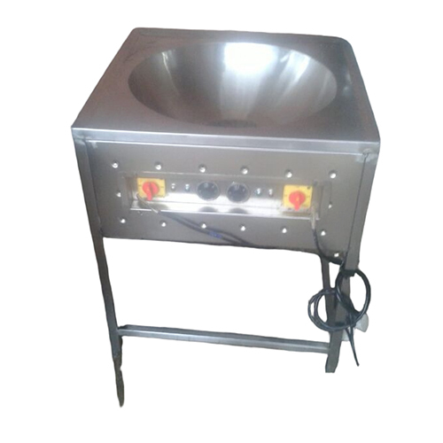 Electric Kadai Fryer - Stainless Steel, Various Sizes Available , Easy to Operate & Clean, Manual Control, Customizable Color Options, 1-2 Year Warranty