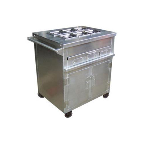 SS Bain Marie With Hot Food Cabinet