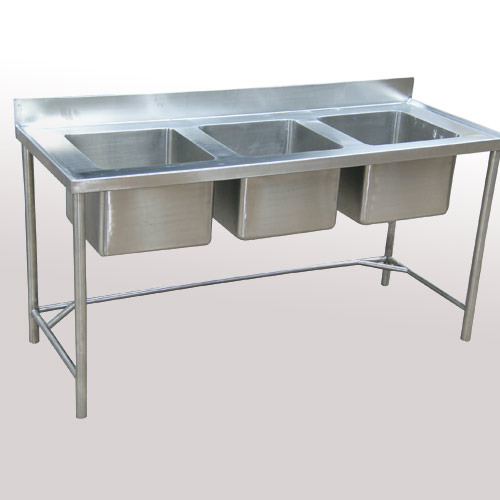 Three Sink Unit