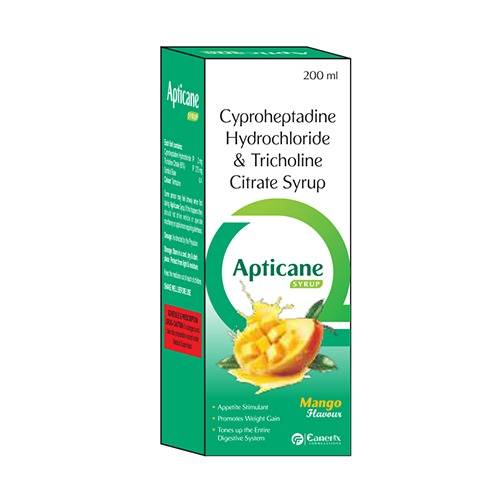200ml Cyproheptadine Hydrochlrodie And Tricholine Citrate Syrup